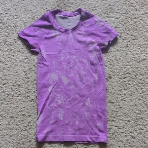 lululemon athletica Purple Short Sleeve Tee